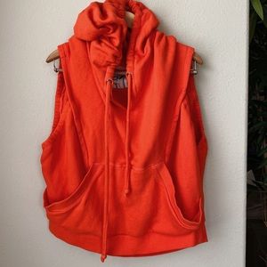 Oversized, Sleeveless, Cropped 80’s Hoodie